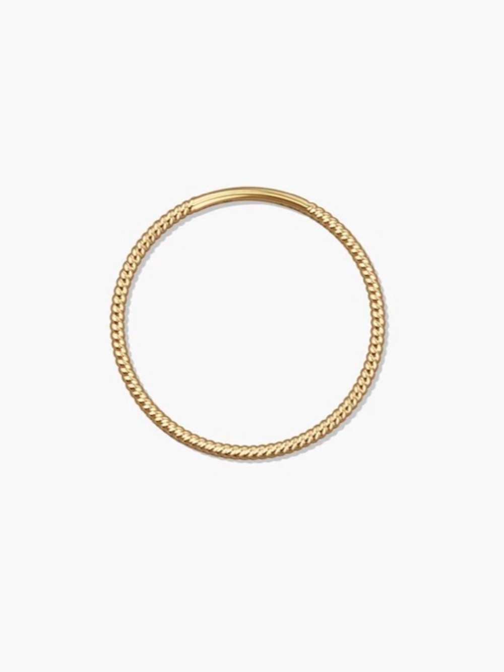 Mejuri 14k Gold Twist Ring